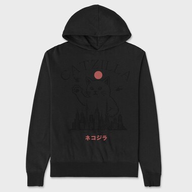 Catzilla City Destruction, Hanorac Oversize Barbati (Unisex)