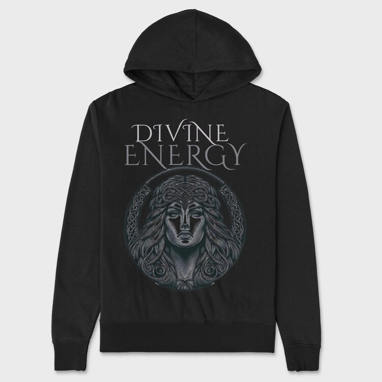 Celtic Goddess Divine Energy, Hanorac Oversize Barbati (Unisex)