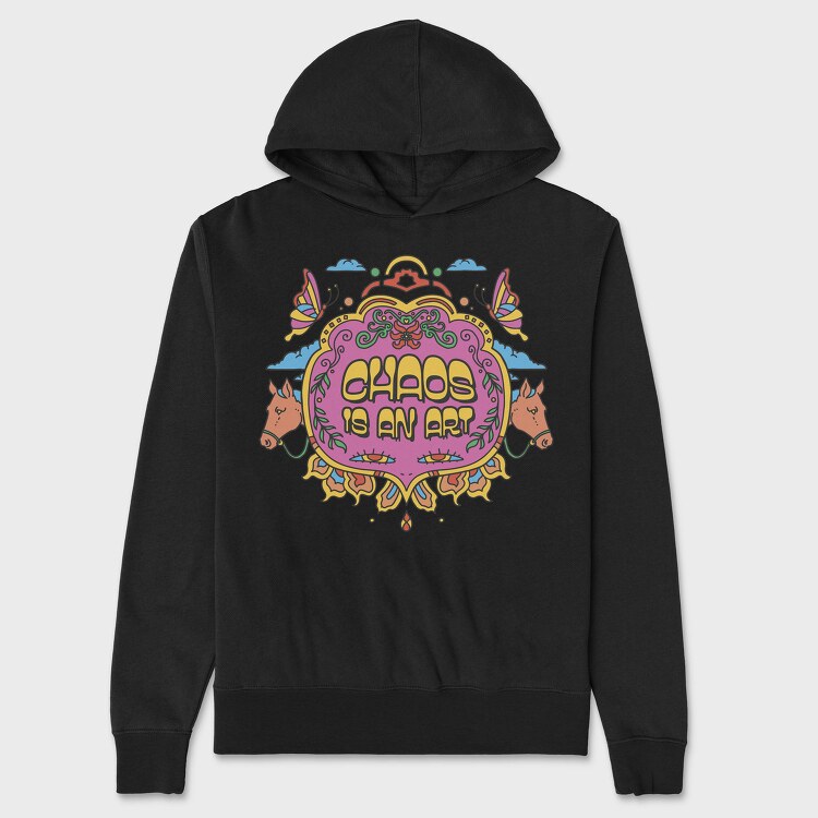 Chaos And Art Maximalism, Hanorac Oversize Barbati (Unisex)