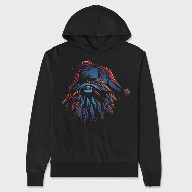 Colorful Gnome Fantasy Neon Tote, Hanorac Oversize Barbati (Unisex)