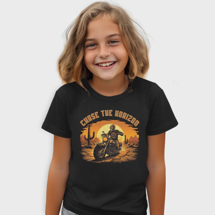 Skeletton Motorcicle, Tricou Copii