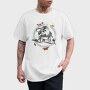 Vintage Cats Butterflies, Tricou Barbati (Unisex)