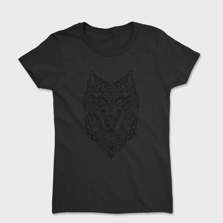 Celtic Tribal Wolf, Tricou Femei