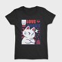 Angry Cat Anti Valentines Day Valentine, Tricou Femei