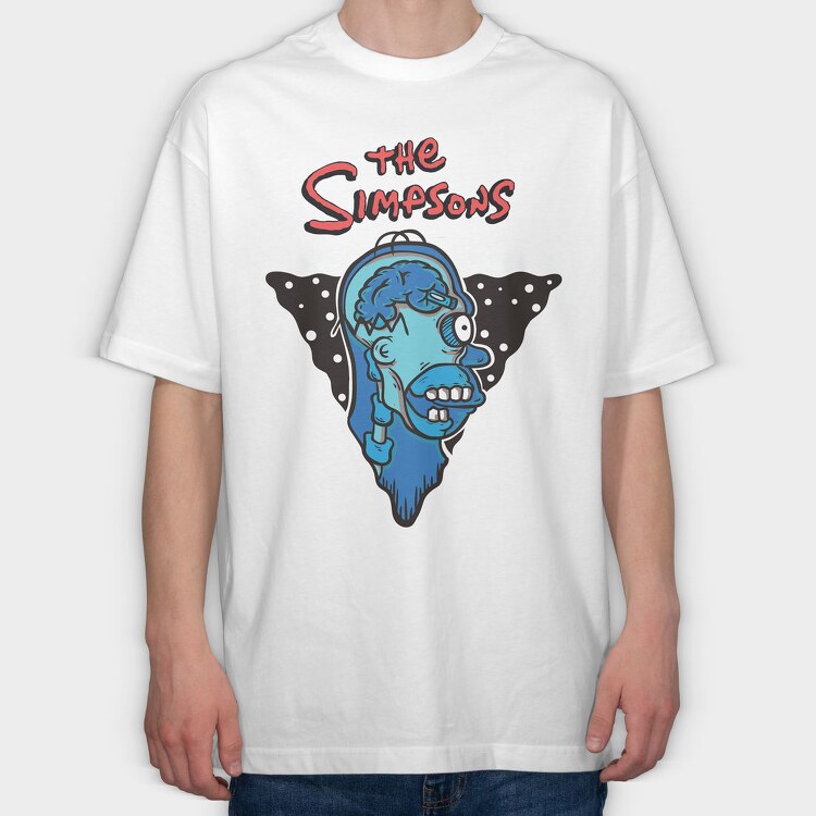 The Simpsons 6 1, Tricou Oversize Barbati (Unisex)