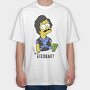 The Simpsons 2 1, Tricou Oversize Barbati (Unisex)