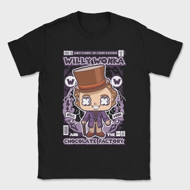 Willy Wonka And The Chocolate Factory, Tricou Barbati (Unisex)