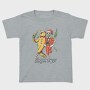 Cool Anti Christmas Skeleton Santa Ginger Cookie, Tricou Copii