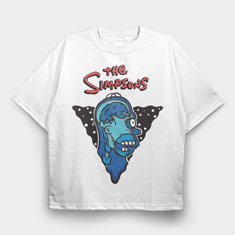 The Simpsons 6 1, Tricou Oversize Barbati (Unisex)