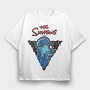 The Simpsons 6 1, Tricou Oversize Barbati (Unisex)