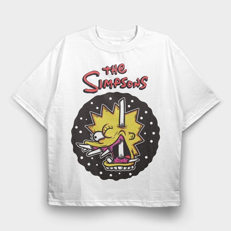 The Simpsons 5, Tricou Oversize Barbati (Unisex)
