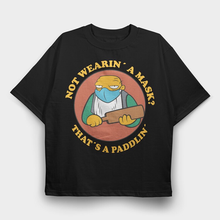 The Simpsons 40, Tricou Oversize Barbati (Unisex)