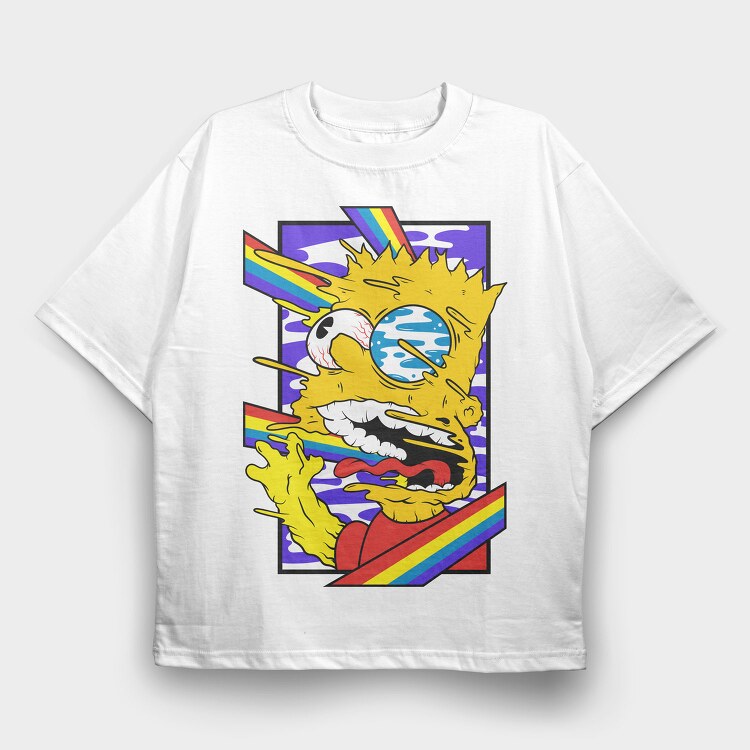 The Simpsons 35, Tricou Oversize Barbati (Unisex)