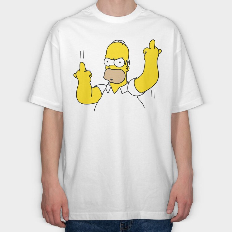 The Simpsons 17, Tricou Oversize Barbati (Unisex)