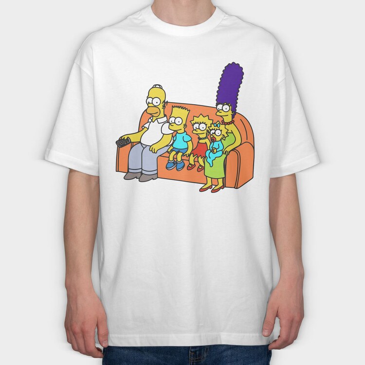 The Simpsons 22, Tricou Oversize Barbati (Unisex)