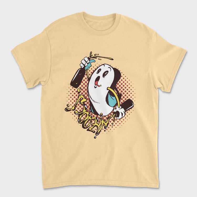 Boozin Ghost, Tricou Barbati (Unisex)