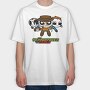 The Powerpuff Girls Terror, Tricou Oversize Barbati (Unisex)