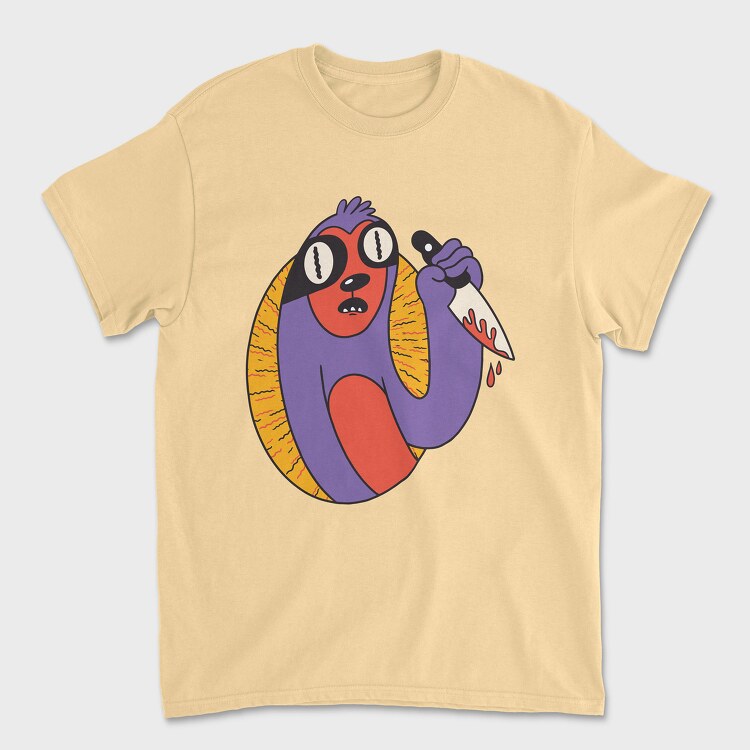 Knife Sloth, Tricou Barbati (Unisex)