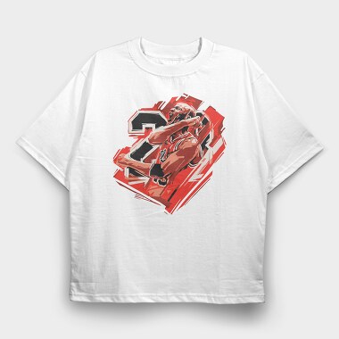 MICHAEL J Art Design1, Tricou Oversize Barbati (Unisex)