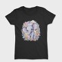 Cute Elephant In Nature Watercolor Tote, Tricou Femei