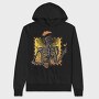 Christmas Skeleton Fall Autumn Leaves Skuelleton, Hanorac Oversize Barbati (Unisex)