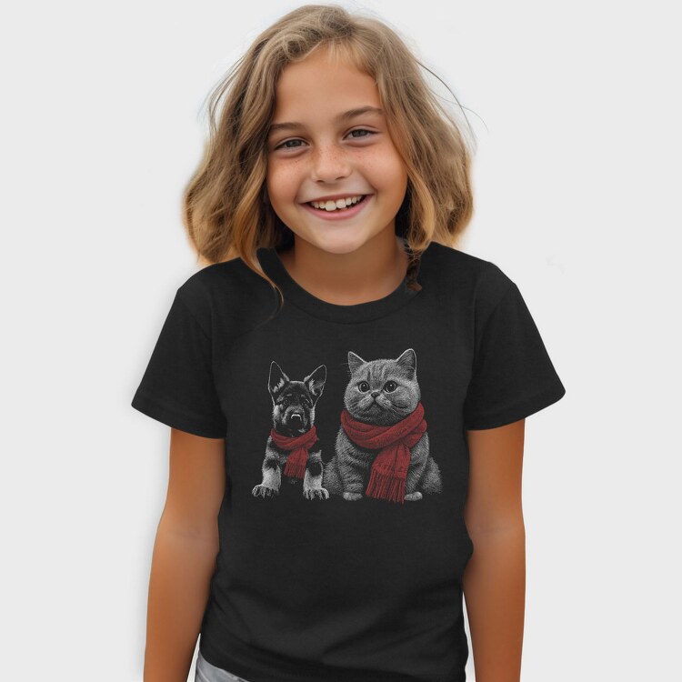 German Shepherd Cat, Tricou Copii