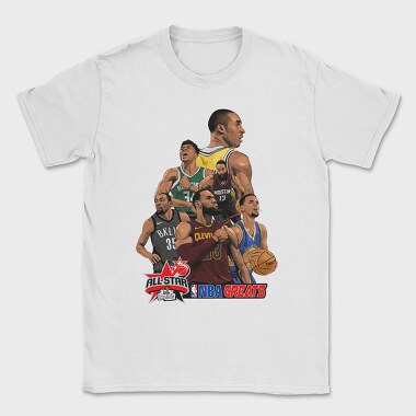 NBA SUPERSTARS, Tricou Barbati (Unisex)