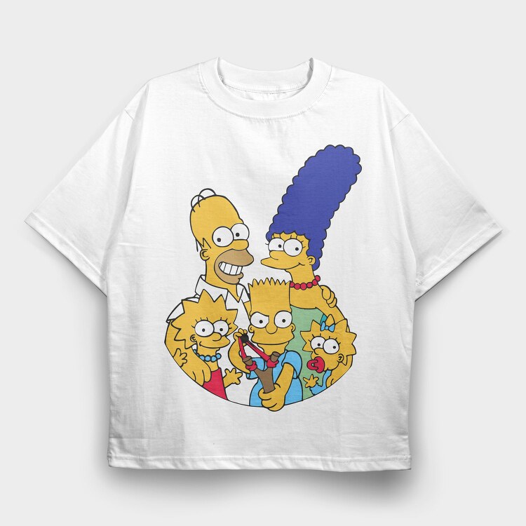 The Simpsons 19, Tricou Oversize Barbati (Unisex)