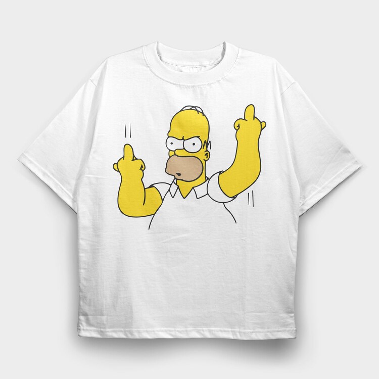 The Simpsons 17, Tricou Oversize Barbati (Unisex)