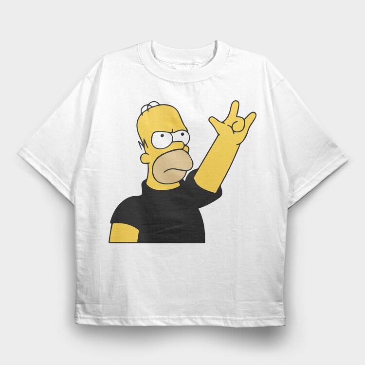 The Simpsons 16, Tricou Oversize Barbati (Unisex)