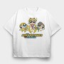 The Powerpuff Girls Sailor, Tricou Oversize Barbati (Unisex)
