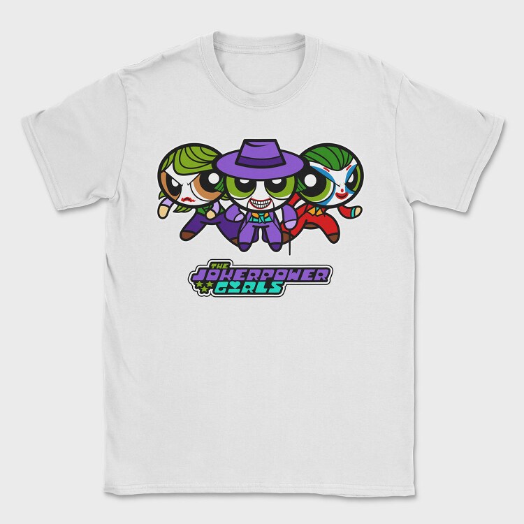The Powerpuff Girls Joker, Tricou Barbati (Unisex)
