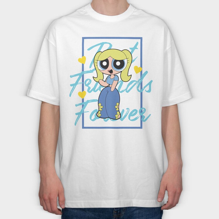 The Powerpuff Girls 7, Tricou Oversize Barbati (Unisex)