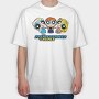 The Powerpuff Girls Frozen Rapunzel, Tricou Oversize Barbati (Unisex)
