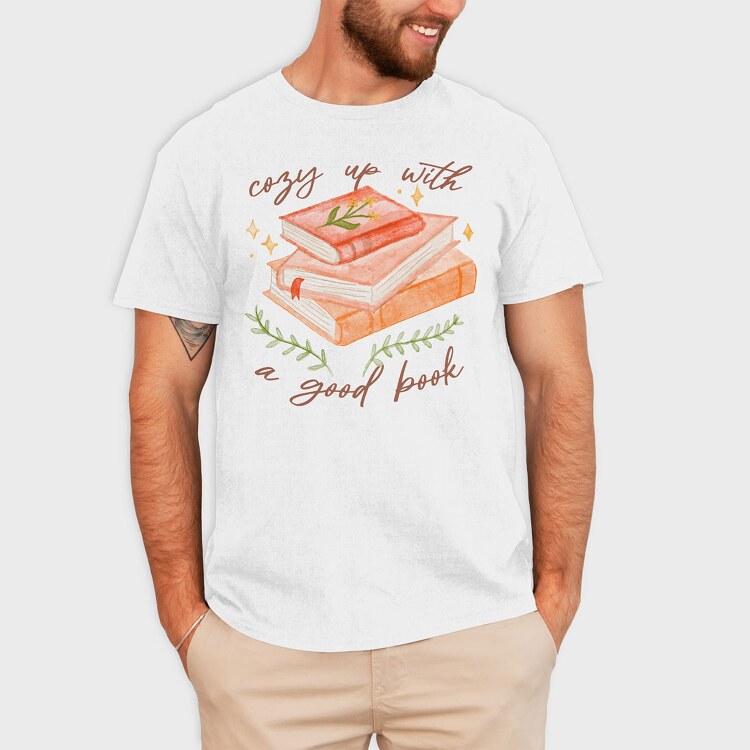 Cozy Up With a Good Book, Tricou Barbati (Unisex)