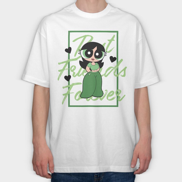 The Powerpuff Girls 6, Tricou Oversize Barbati (Unisex)