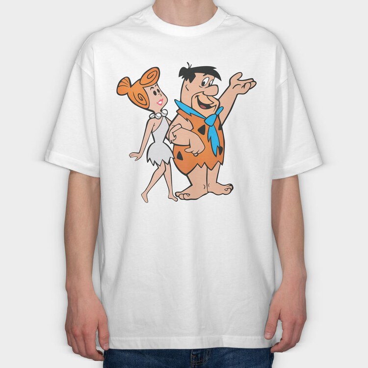The Flintstones 9, Tricou Oversize Barbati (Unisex)