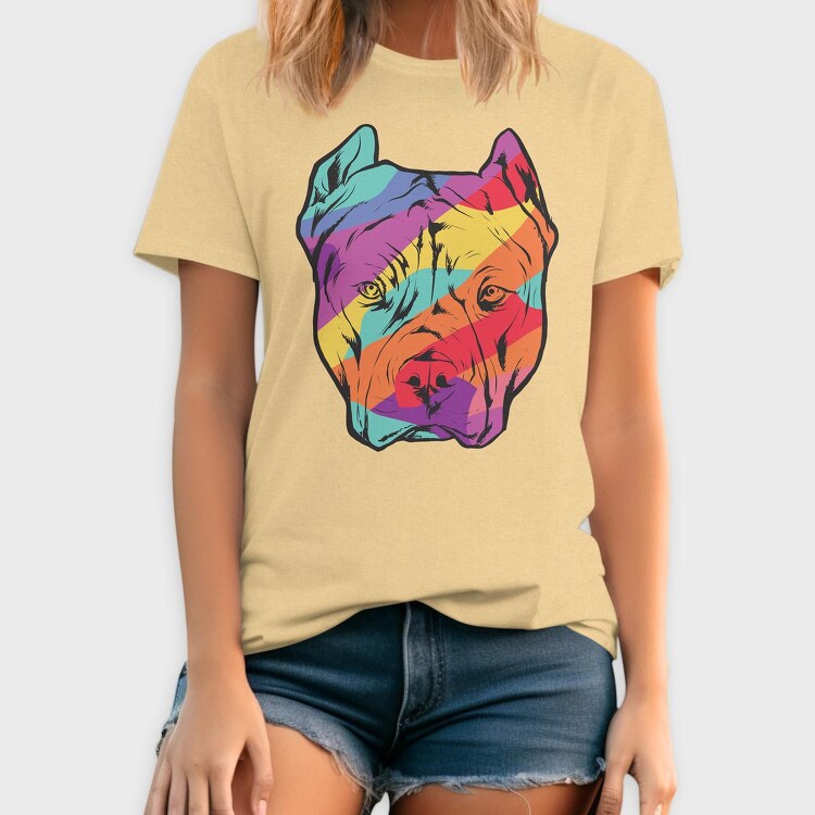 Color Pitbull, Tricou Barbati (Unisex)