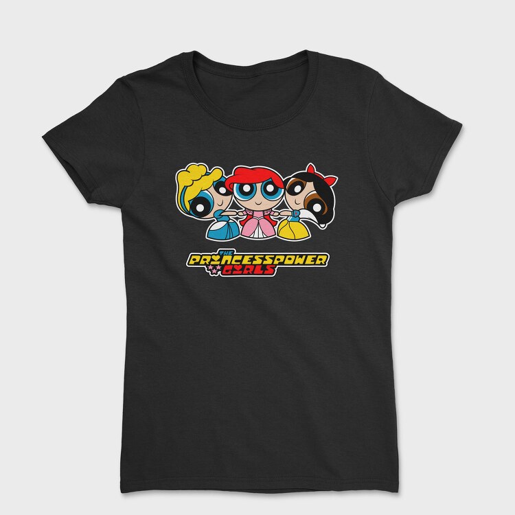 The Powerpuff Girls Cenicienta Ariel, Tricou Femei