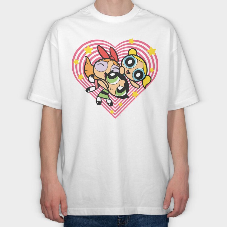 The Powerpuff Girls 5, Tricou Oversize Barbati (Unisex)