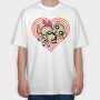 The Powerpuff Girls 5, Tricou Oversize Barbati (Unisex)