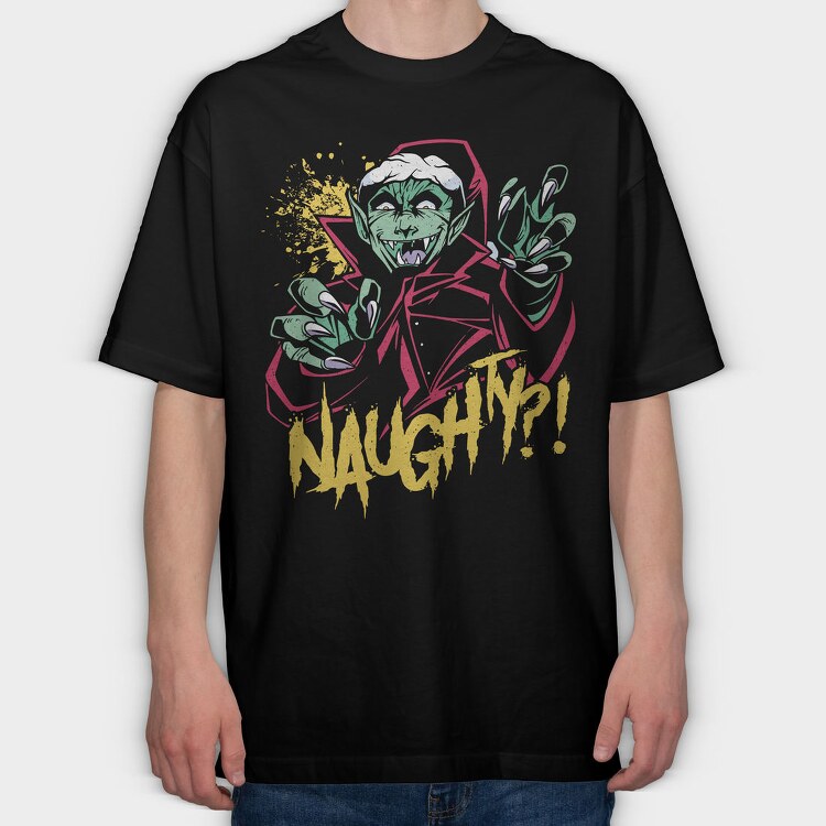 Christmas Vampire, Tricou Oversize Barbati (Unisex)