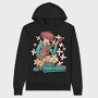 Anime Girl Electric Guitar Pedals, Hanorac Oversize Barbati (Unisex)