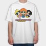The Powerpuff Girls Aurora Merida, Tricou Oversize Barbati (Unisex)