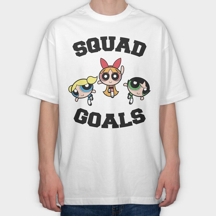 The Powerpuff Girls 9, Tricou Oversize Barbati (Unisex)