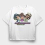 The Powerpuff Girls Jazmin Megara, Tricou Oversize Barbati (Unisex)