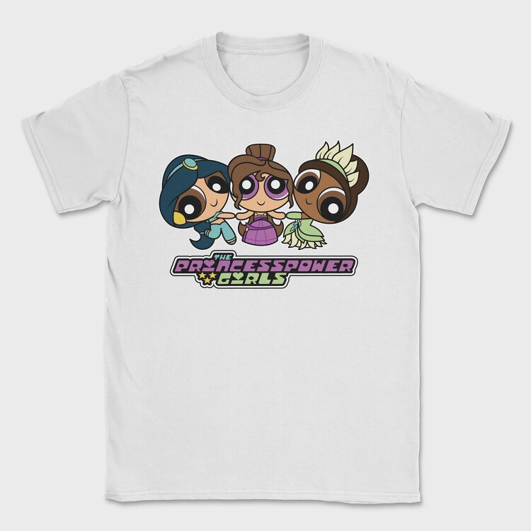 The Powerpuff Girls Jazmin Megara, Tricou Barbati (Unisex)