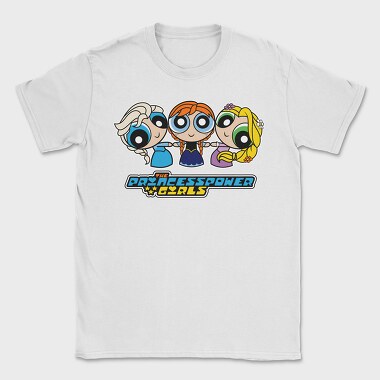 The Powerpuff Girls Frozen Rapunzel, Tricou Barbati (Unisex)