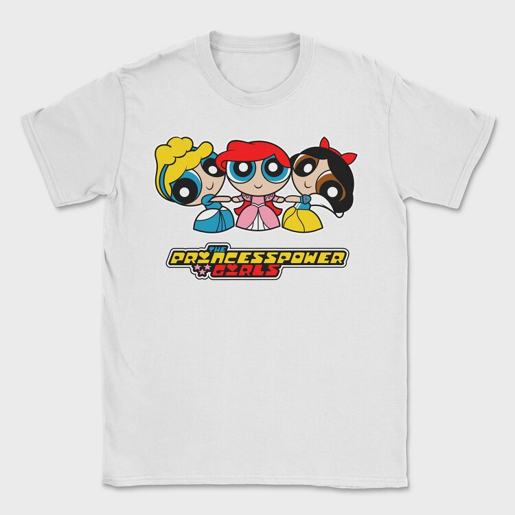 The Powerpuff Girls Cenicienta Ariel, Tricou Barbati (Unisex)