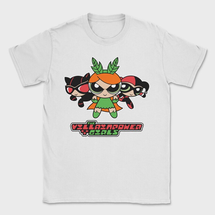 The Powerpuff Girls Catwoman Harley, Tricou Barbati (Unisex)